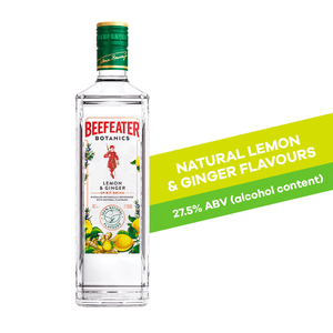 Ginebra Beefeater Botanics Lemon & Ginger 700 ml 1 pz