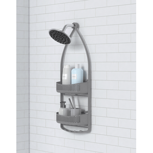 Repisa Organizadora Para Baño Gris 28x10x72 Cm 1 pz Repisa Organizadora Para Baño Gris 28x10x72 Cm  1 Pz