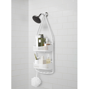 Repisa Organizadora Para Baño Blanco 28x10x72 Cm 1 pz Repisa Organizadora Para Baño Blanco 28x10x72 Cm  1 Pz