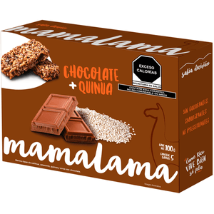 Mamalama 5 Barras ganos Andinos Chocolate + Qui 100 g Mamalama 5 Barras Granos Andinos Chocolate + Qui 100 Gr