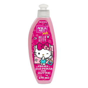 Crema Para Peinar Hello Kitty con Glitter 270 Ml