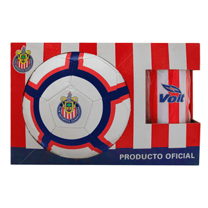 Balon de Futbol No.5 + Espinillera Chivas 1 Pz