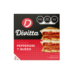 Divitta Relleno de Pepperoni Y Queso 360 g