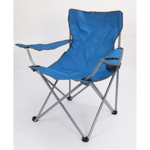 700636-Bl Foldable Camping Chair W/ Arms 1 Pz