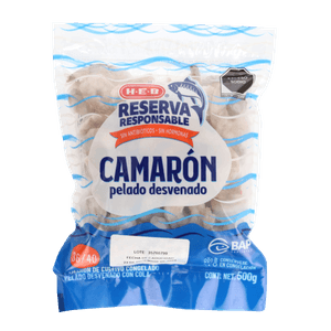 HEB Camaron 36/40 Pelado Desvenado 500 g