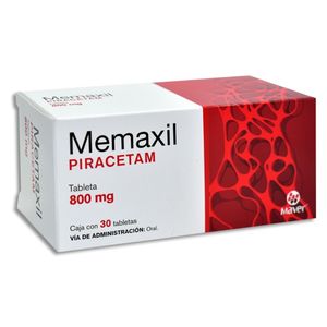 Memaxil 800mg 30 Tab Piracetam Gen 30 Pz