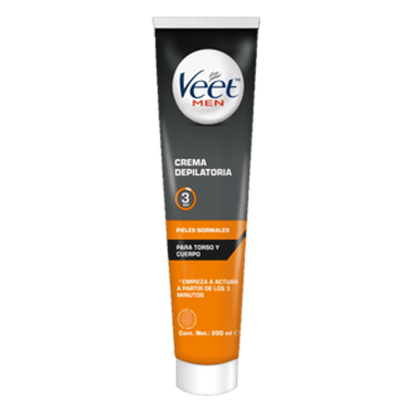 For Men Crema Depilatoria Pieles Normales, 200 ml - veet