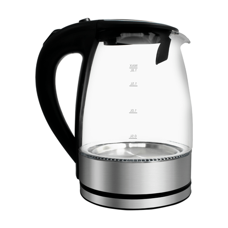 Cook N Home Tetera de acero inoxidable de 8 tazas para café y té