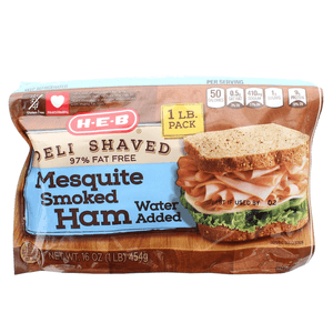 HEB Jamon Miel Ahumado Mesquite 454 g