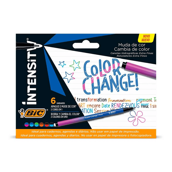 Ideas en líneas - ¡Ya no tendrás que preocuparte por la intensidad del  color con estos rotuladores Bic Intensity! 🌌 Son 10 rotuladores que sin  duda, llenarán de vida tus notas. 🤩