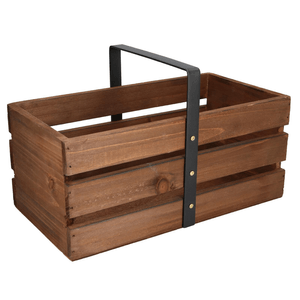 Caja Café Grande Madera con Manija L:33x20.5x17cm 1 Pz