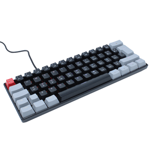 Teclado Mecanico Gaming Negro con Gris Iluminacio 1 Pz