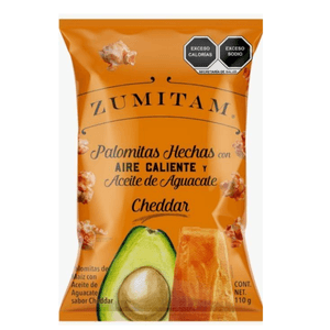 Zumitam Palomitas Cheddar con Aceite de Aguacate 1 110 Gr