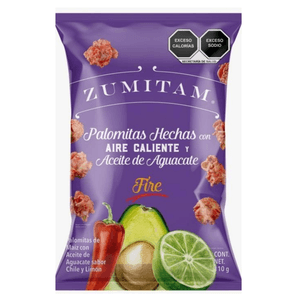 Zumitam Palomitas Fire con Aceite de Aguacate 110g 110 Gr