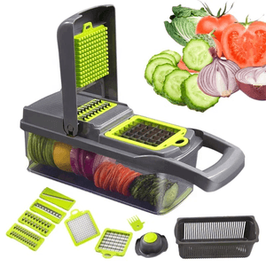 Procesador de Comida Basics Gris/Verde 10 1 Pz