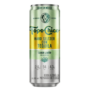 Hard Seltzer Topo Chico Tequila Sabor Limón 4.3° 355 ml