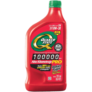 Aceite Para Motor Quaker State Alto kilometraje Sintético SAE 10W-30 API SN 122 757 ml 1 Pz