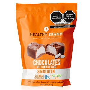 Chocolates Coco Vegano Sin Azúcar Kosher Sin Glute 245 Gr