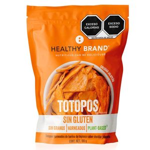 Totopos Cheddar Jalapeño Vegano sin Gluten sin Nue 100 g