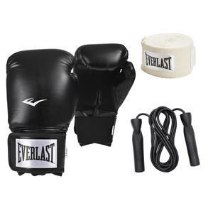 Kit Box Gunate Negro (Guantes, Cuerda Y Venda) 1 Pz