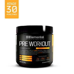 Elemental Pre-Workout Sabor Ponche de Frutas 300 g