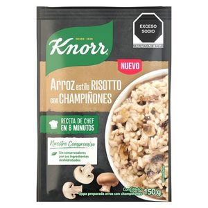 Knorr Arroz Rissotto con Champiñones 155 g