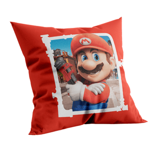 Cojin Cuadrado 45 Cm X 45 Cm Mario Bros 1 Pz