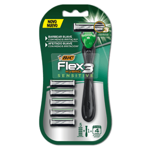 Rastrillo Flex 3 Hybrid Sensitive 5 Pz