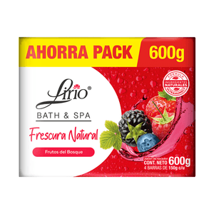 Jabon Multipack Frutos del Bosque 4 Pz