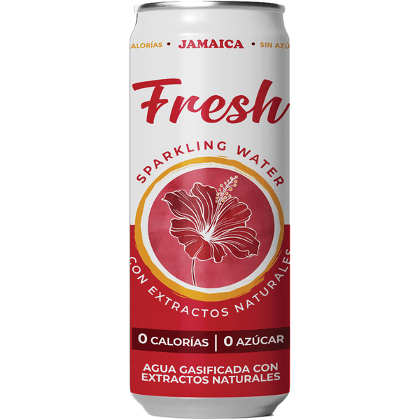 Fresh Sparkling Water Jamaica 355 Ml - H-E-B México