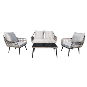 Outdoor Solutions Set de Jardín Gris 4 pz