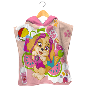 Toalla Poncho 1.40 X .70 M Paw Patrol Skye 1 Pz