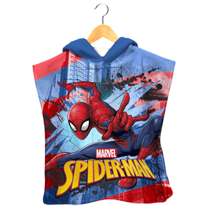 Toalla Poncho 1.40 X .70 M Spiderman 1 Pz