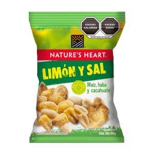 Natures Heart Botana Mix Limon Y Sal 170 g