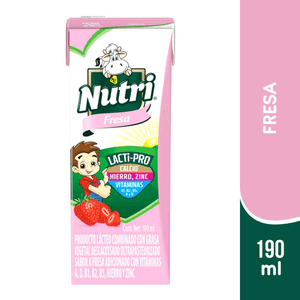 Placteo Uht Nutri Fresa 190 Ml