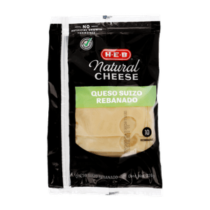 HEB Queso Suizo Rebanado 226 g