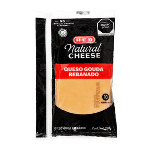 HEB Queso Gouda Rebanado 226 g