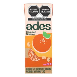 Alimento Líquido de Soya Sabor Naranja 200 Ml