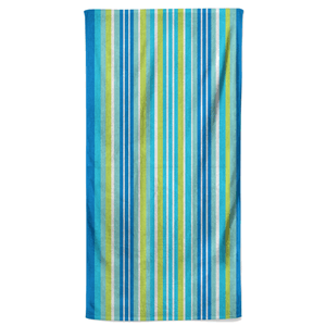 Toalla Playa Mb Blue Green Stripes 1 Pz