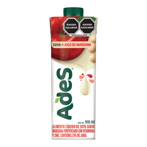 Alimento Líquido de Soya Sabor Manzana 946 Ml