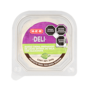 HEB Queso Crema con Alcachofa 300 g