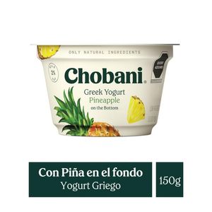 Chobani Yogurt Griego Piña 150 g Chobani Yogurt Griego Mango 150 g