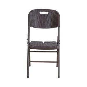 Silla Plegable Tipo Rattan Café Kerrville 1 pz