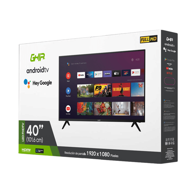 Smart TV Ghia Android Certified TV-939 40 pulgadas