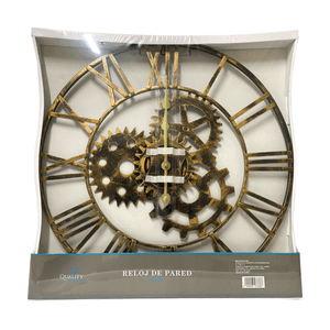 Reloj de Pared Negro Size: 60 Cm 1 Pz