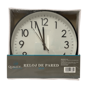 Reloj de Pared Blanco Item Size: 30 Cm 1 Pz