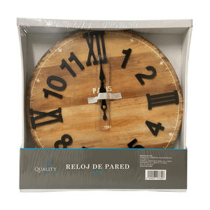 Reloj de Pared Café Item Size: 40 Cm 1 Pz