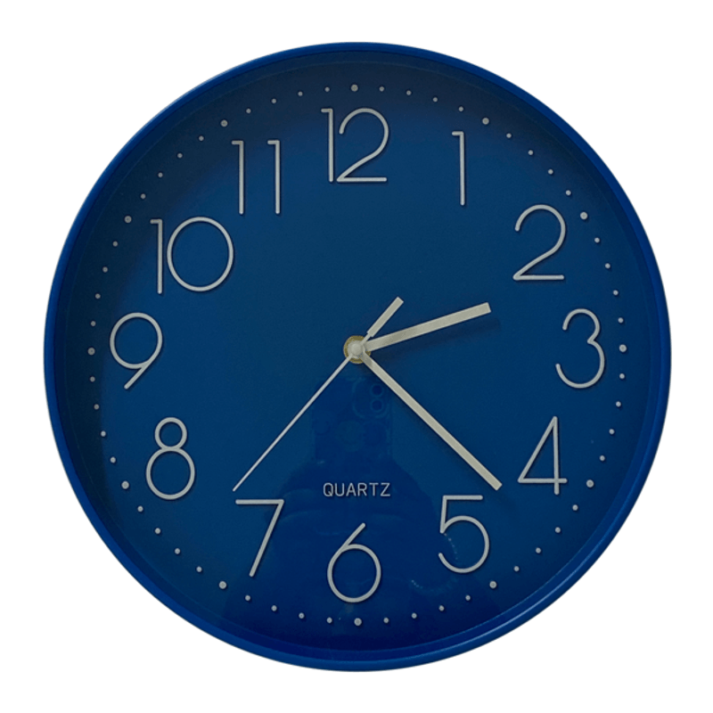 RELOJ COCINA AZUL 30,5 CM