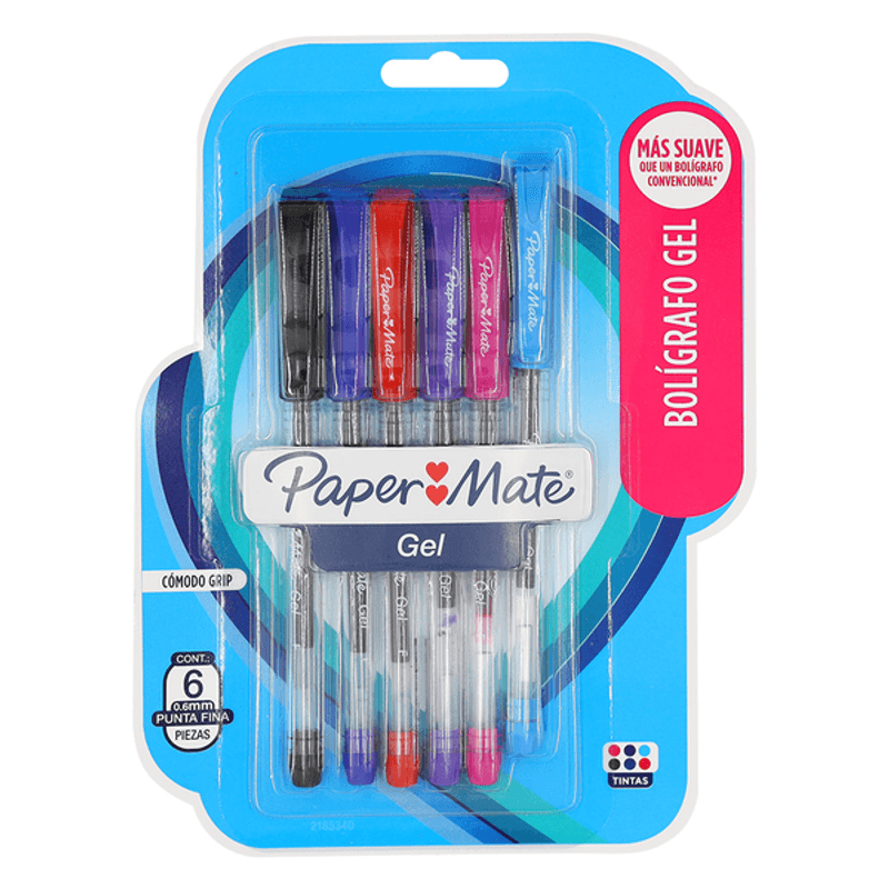 Papermate Boligrafos Gel Boligrafo Pm Gel Econm Su - H-E-B México