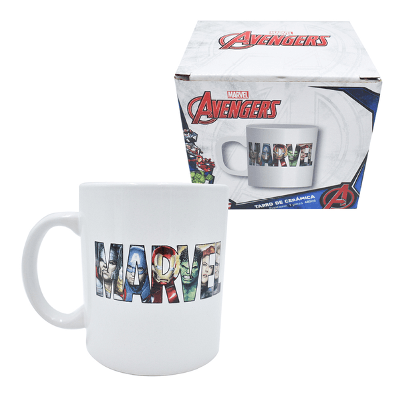 Marvel Taza Avengers Logo – Accesorios-Mexicali